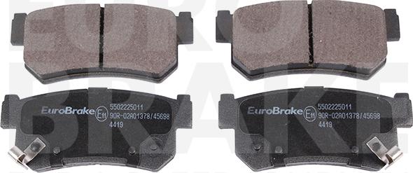 Eurobrake 5502225011 - Bremsbelagsatz, Scheibenbremse alexcarstop-ersatzteile.com