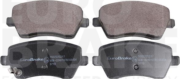 Eurobrake 5502225217 - Bremsbelagsatz, Scheibenbremse alexcarstop-ersatzteile.com