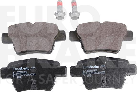 Eurobrake 5502221954 - Bremsbelagsatz, Scheibenbremse alexcarstop-ersatzteile.com