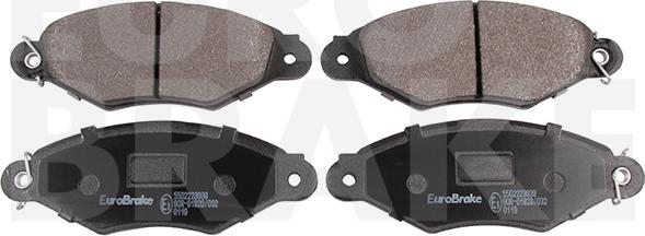 Eurobrake 5502223938 - Bremsbelagsatz, Scheibenbremse alexcarstop-ersatzteile.com