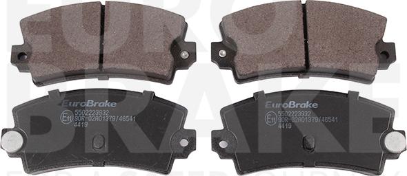 Eurobrake 5502223932 - Bremsbelagsatz, Scheibenbremse alexcarstop-ersatzteile.com