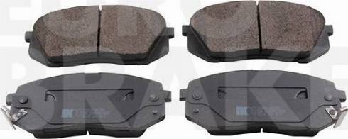 Eurobrake 5502223454 - Bremsbelagsatz, Scheibenbremse alexcarstop-ersatzteile.com