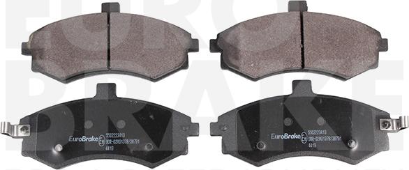 Eurobrake 5502223413 - Bremsbelagsatz, Scheibenbremse alexcarstop-ersatzteile.com