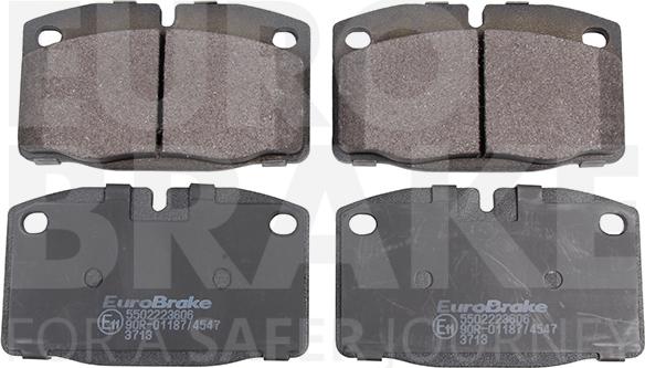 Eurobrake 5502223606 - Bremsbelagsatz, Scheibenbremse alexcarstop-ersatzteile.com