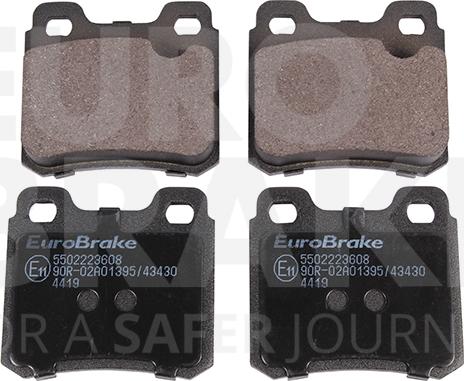 Eurobrake 5502223608 - Bremsbelagsatz, Scheibenbremse alexcarstop-ersatzteile.com