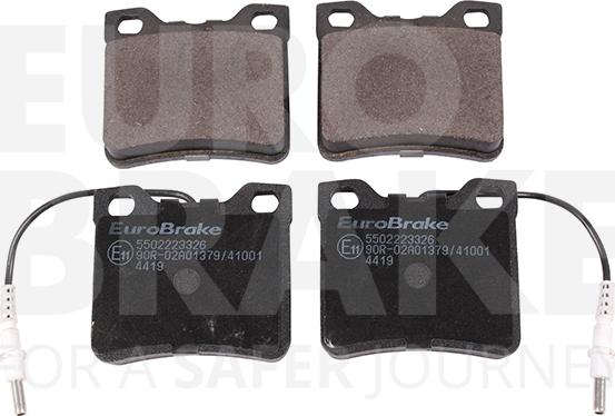 Eurobrake 5502223326 - Bremsbelagsatz, Scheibenbremse alexcarstop-ersatzteile.com