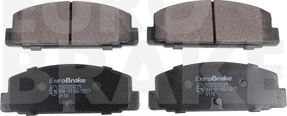 Eurobrake 5502223225 - Bremsbelagsatz, Scheibenbremse alexcarstop-ersatzteile.com