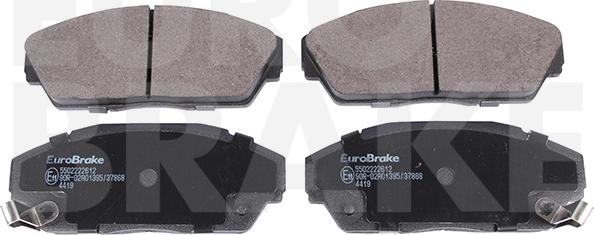 Eurobrake 5502222612 - Bremsbelagsatz, Scheibenbremse alexcarstop-ersatzteile.com