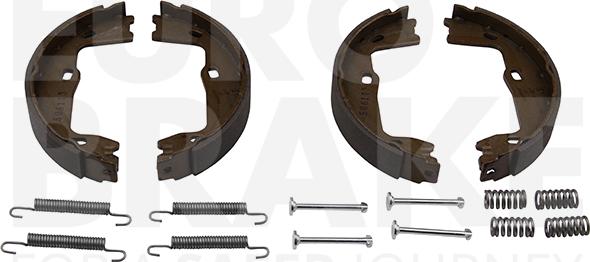 Eurobrake 58492736869 - Bremsbackensatz, Feststellbremse alexcarstop-ersatzteile.com