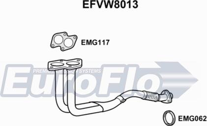 EuroFlo EFVW8013 - Abgasrohr alexcarstop-ersatzteile.com