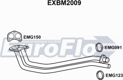 EuroFlo EXBM2009 - Abgasrohr alexcarstop-ersatzteile.com