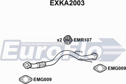 EuroFlo EXKA2003 - Abgasrohr alexcarstop-ersatzteile.com