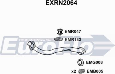 EuroFlo EXRN2064 - Abgasrohr alexcarstop-ersatzteile.com