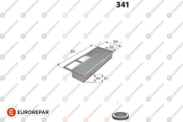 EUROREPAR 1694141680 - Luftfilter alexcarstop-ersatzteile.com