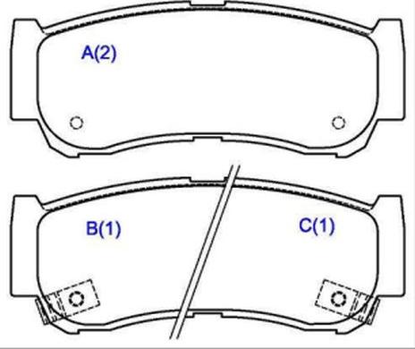 EUROREPAR 1643080680 - Bremsbelagsatz, Scheibenbremse alexcarstop-ersatzteile.com