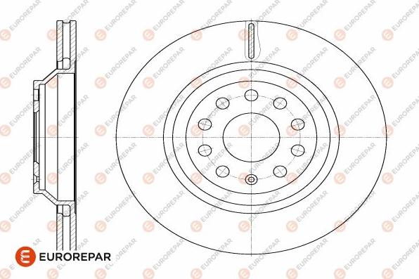 EUROREPAR 1642767980 - Bremsscheibe alexcarstop-ersatzteile.com