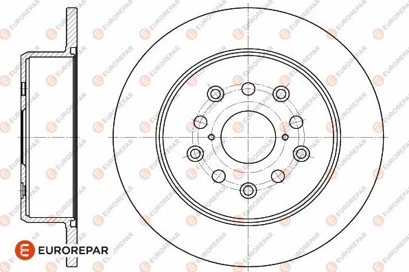 EUROREPAR 1642775980 - Bremsscheibe alexcarstop-ersatzteile.com