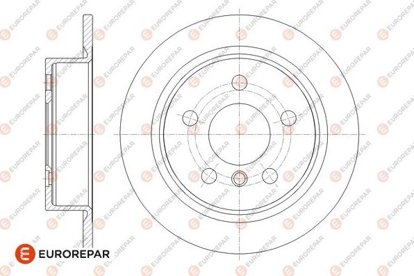 EUROREPAR 1667866080 - Bremsscheibe alexcarstop-ersatzteile.com