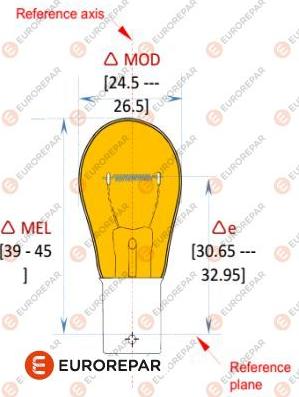 EUROREPAR 1616430980 - Glühlampe, Blinkleuchte alexcarstop-ersatzteile.com