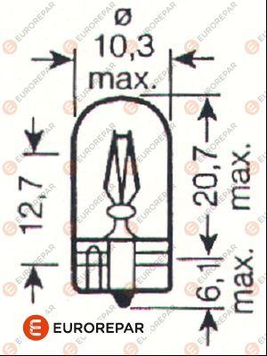 EUROREPAR 1616431580 - Glühlampe, Blinkleuchte alexcarstop-ersatzteile.com