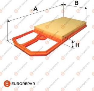 EUROREPAR 1612865580 - Luftfilter alexcarstop-ersatzteile.com