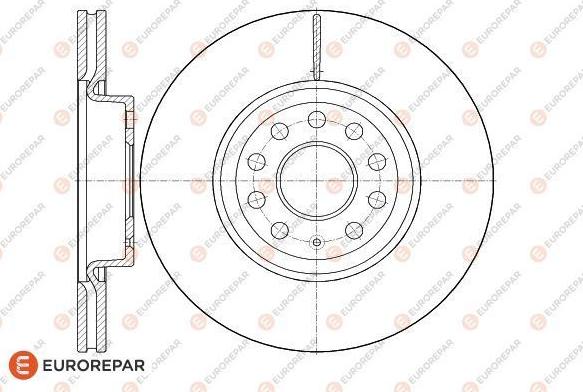 EUROREPAR 1618873780 - Bremsscheibe alexcarstop-ersatzteile.com