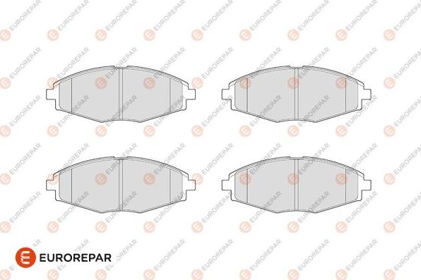 EUROREPAR 1686265180 - Bremsbelagsatz, Scheibenbremse alexcarstop-ersatzteile.com