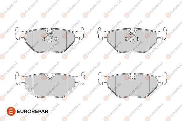 EUROREPAR 1686272780 - Bremsbelagsatz, Scheibenbremse alexcarstop-ersatzteile.com