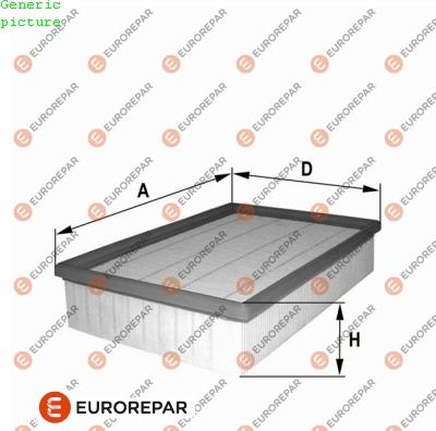 EUROREPAR 1680343680 - Luftfilter alexcarstop-ersatzteile.com