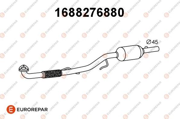 EUROREPAR 1688276880 - Katalysator alexcarstop-ersatzteile.com