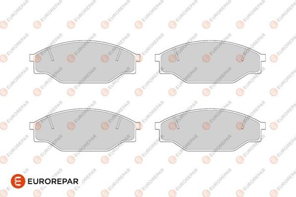 EUROREPAR 1682322680 - Bremsbelagsatz, Scheibenbremse alexcarstop-ersatzteile.com