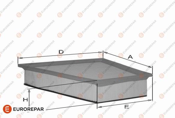 EUROREPAR 1682269580 - Luftfilter alexcarstop-ersatzteile.com