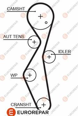 EUROREPAR 1633127280 - Zahnriemen alexcarstop-ersatzteile.com