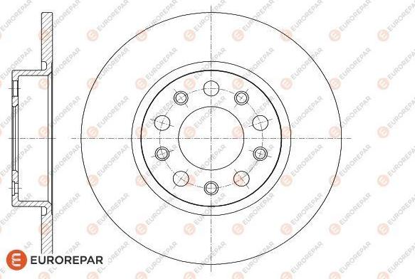 EUROREPAR 1622810180 - Bremsscheibe alexcarstop-ersatzteile.com