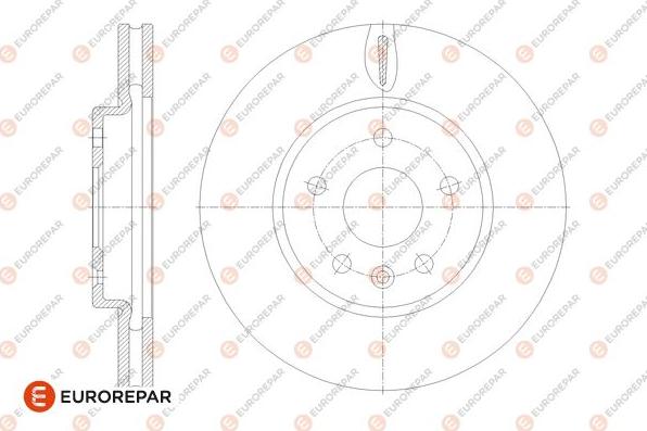 EUROREPAR 1676008380 - Bremsscheibe alexcarstop-ersatzteile.com