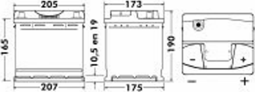 Exide 451 00 - Starterbatterie alexcarstop-ersatzteile.com