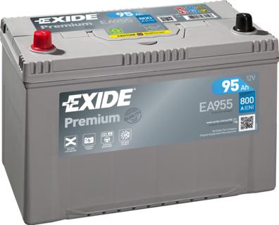 Exide EA955 - Starterbatterie alexcarstop-ersatzteile.com