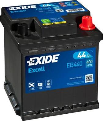 Exide EB440 - Starterbatterie alexcarstop-ersatzteile.com