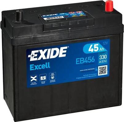 Exide EB456 - Starterbatterie alexcarstop-ersatzteile.com