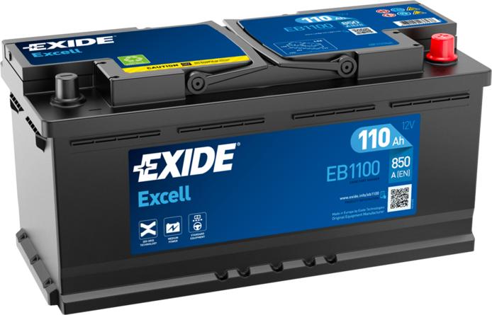 Exide EB1100 - Starterbatterie alexcarstop-ersatzteile.com