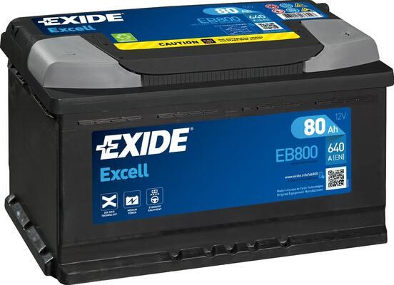 Exide EB800 - Starterbatterie alexcarstop-ersatzteile.com