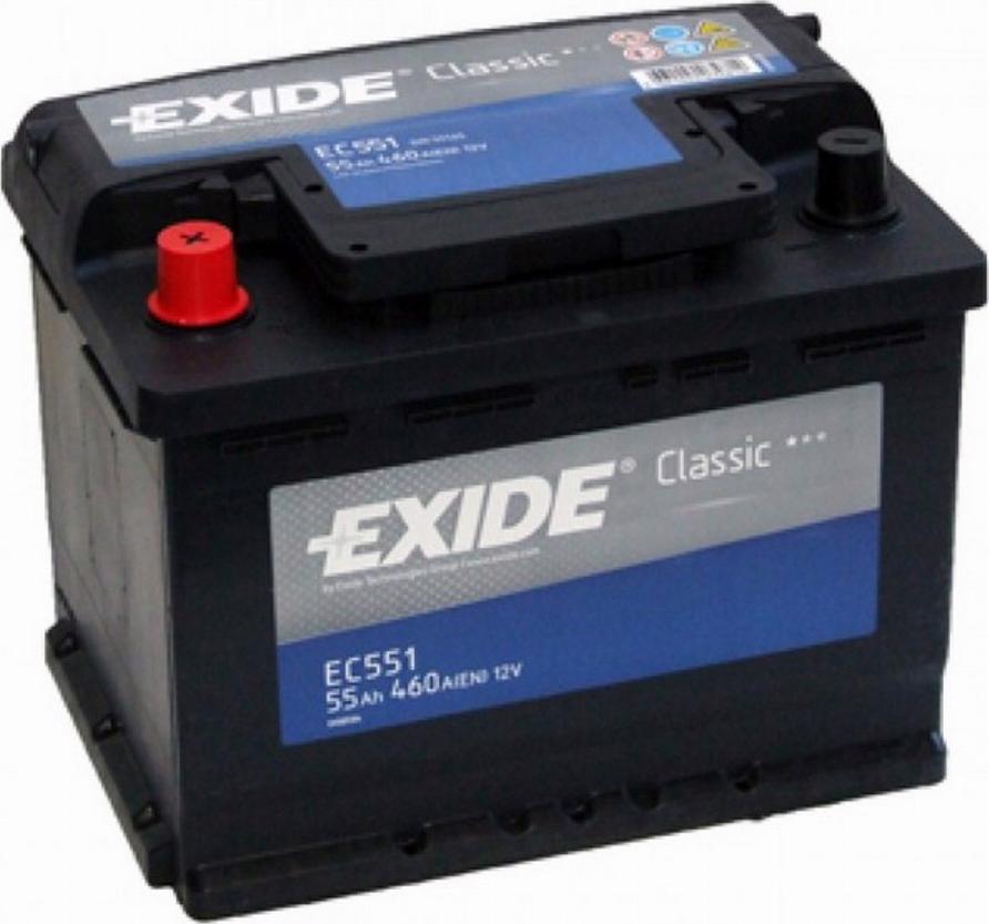 Exide EC551 - Starterbatterie alexcarstop-ersatzteile.com