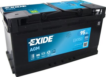 Exide EK950 - Starterbatterie alexcarstop-ersatzteile.com