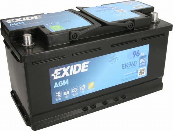 Exide EK960 - Starterbatterie alexcarstop-ersatzteile.com