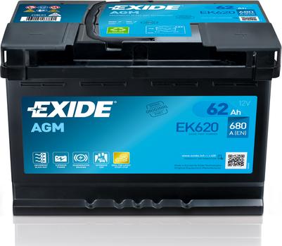 Exide EK620 - Starterbatterie alexcarstop-ersatzteile.com