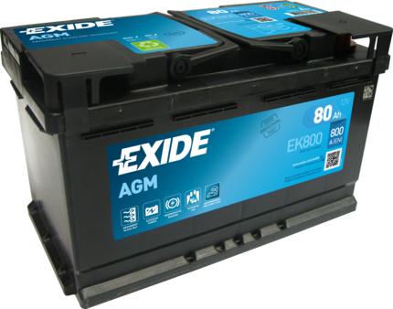 Exide EK800 - Starterbatterie alexcarstop-ersatzteile.com