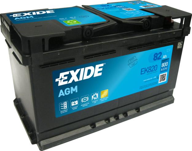 Exide EK820 - Starterbatterie alexcarstop-ersatzteile.com