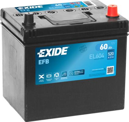 Exide EL604 - Starterbatterie alexcarstop-ersatzteile.com