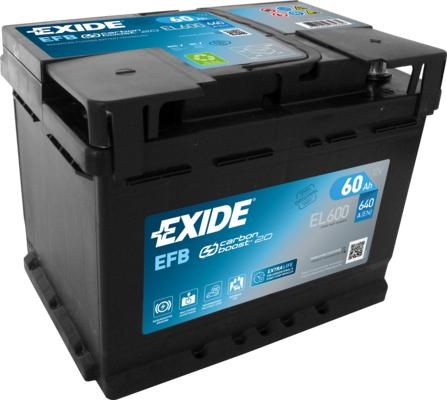 Exide EL600 - Starterbatterie alexcarstop-ersatzteile.com