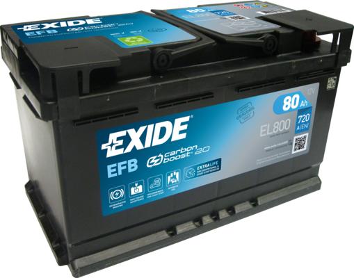 Exide EL800 - Starterbatterie alexcarstop-ersatzteile.com